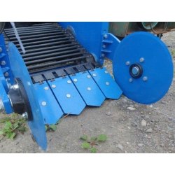 Arracheuse de pommes de terre Krukowiak aligneuse 1 rang eco 65 à disques - occasion - adaptée agriculture biologique et conditions sèches