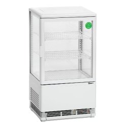 Mini vitrine réfrigérée 58L, blanche 700258G Bartscher