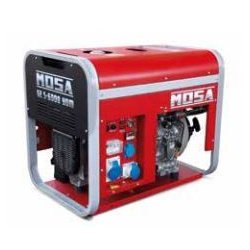 Groupe électrogène silencieux Ge S-6000 YDM - Mosa - Moteur diesel Yanmar - 5 kVA - Fréquence 50 Hz