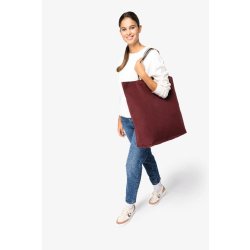 Grand sac shopping écoresponsable - Native Spirit NS110 - 48L, coton et polyester recyclés