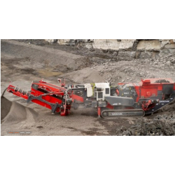 Concasseur à percussion sur chenilles de grande taille - Technologie Prisec - Sandvik QI442 HSI