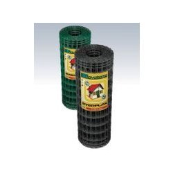 Everplax - clôture grillagée - Cavatorta - rouleaux 25 m - galvanisé et plastifié avec triple fil ondulé