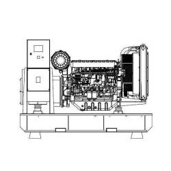 Groupe électrogène industriel diesel 1500tr - D-ECO110W - 110 kVA - Génératrice WEG GTA-202AIVJ
