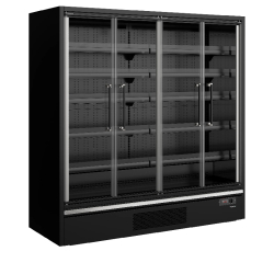 Vitrine réfrigérée pour supermarché Galaxy+ GP20FGD Black L1955mm 43816 TEFCOLD