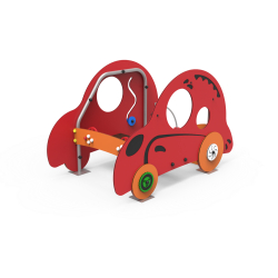 Toboggan pour enfant en métal Gibo JG10 - Structure en acier inoxydable et surface de glissement ondulée