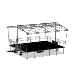 Scène mobile MOV'IN 48+ - Volume imposant pour grands événements et clients exigeants, déploiement hydraulique