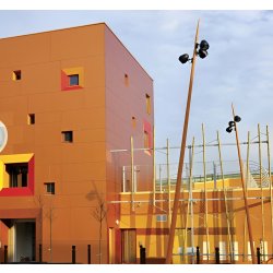 Mât d'éclairage public cylindro-conique tunis / hauteur 6 - 12  m / en acier galvanisé