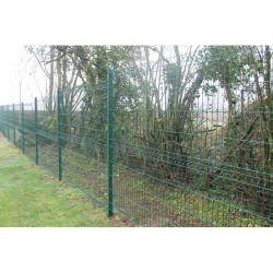 Kit clôture rigide Hercules à sceller - 5 mètres linéaires - poteaux ADFIX