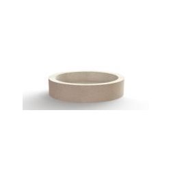Reims - Jardinière ronde en béton avec drainage - Urbastyle