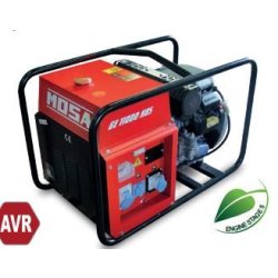 Groupe électrogène MOSA GE 11000 HBS - 10 kVA monophasé - moteur Honda essence - fréquence 50 Hz