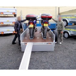 Remorque pour 2 motos - Humbaur - HA 132513/1385 - 303x150x35 cm - PTC jusqu'à 1300 kg