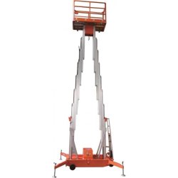 Nacelle télescopique à 2 mâts TOR GTWY6-200S - 200KG/6M - Alimentée par batterie