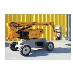 Nacelle articulée automotrice diesel - MAN'GO 12 - Hauteur de travail 11,9m - Compacte et légère, idéale pour pose d'enseignes, élagage et décorations - Disponible en location