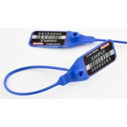 Scellé de sécurité à tige lisse universel - Longueur 205 mm - Polypropylène avec insert métallique