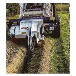 Trancheuse à chaîne CHD 120S pour chargeuses compactes - Profondeur de coupe max. 1200 mm