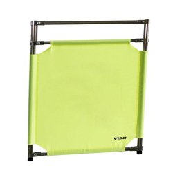 Barrière d'intervention 1 panneau PVC ou Inox 304 - H. 1 000 ou 1 800 mm, polyester velcro - Jaune / 1000 / INOX 304