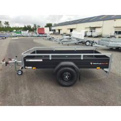 Remorque freinée aluminium - McAluPro DV135 - 1 essieu freiné - PTAC : 1350 kg - 255 x 133 cm - Référence MP 255 133 1350 1
