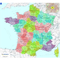 Carte de france grand format personnalisable