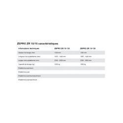 Zr 10/15 - Hayon élévateur Hiab Zepro - Levage 1000 à 1500 kg - Conception compacte et robuste