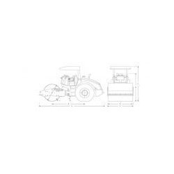 Asc 120 tier 1 rouleau compresseur - ammann - vitesse de travail 7 km/h