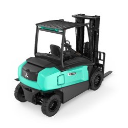 Chariot élévateur électrique Mitsubishi EDiA XL 4 roues - FB55(C)N(H) - 5500 kg - Hauteur de levage jusqu'à 7927 mm