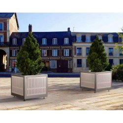 Bac à palmier Silaos® en acier - Réf : 201740.Gpro - Design harmonieux pour espaces verts