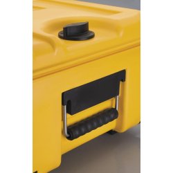 Conteneur isotherme rigide Thermotrans 17 L jaune - Lacor - pour transport alimentaire