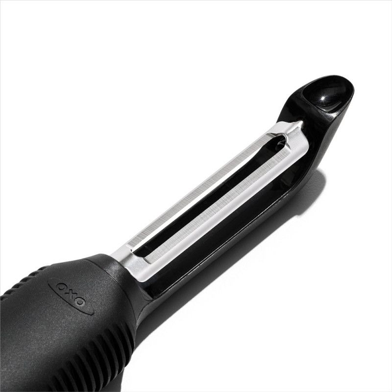 Éplucheur à légumes oscillant - OXO - Référence OX20081 - lame lisse en acier inoxydable, manche antidérapant_2