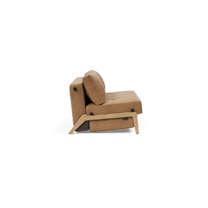 Canapé design Cubed Wood 02 convertible - Faunal Brown - Couchage 160x200 cm - Innovation Living_2