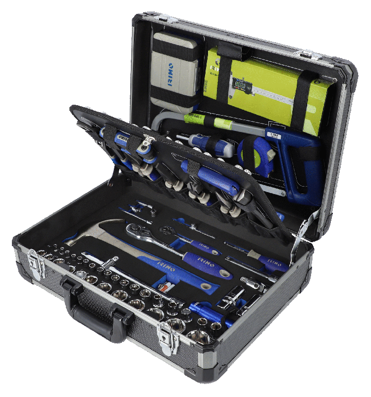 Malette à outils IRIMO - 145 pièces - Verrouillable avec poignée pour transport facile_2