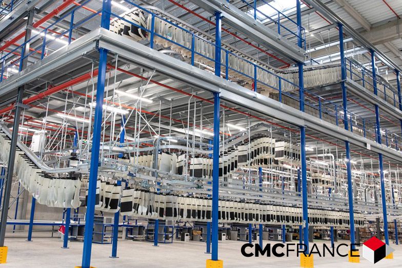 Mezzanine industrielle économique et résistante - Sur mesure par CMC France - Optimise zones de travail et stockage_2
