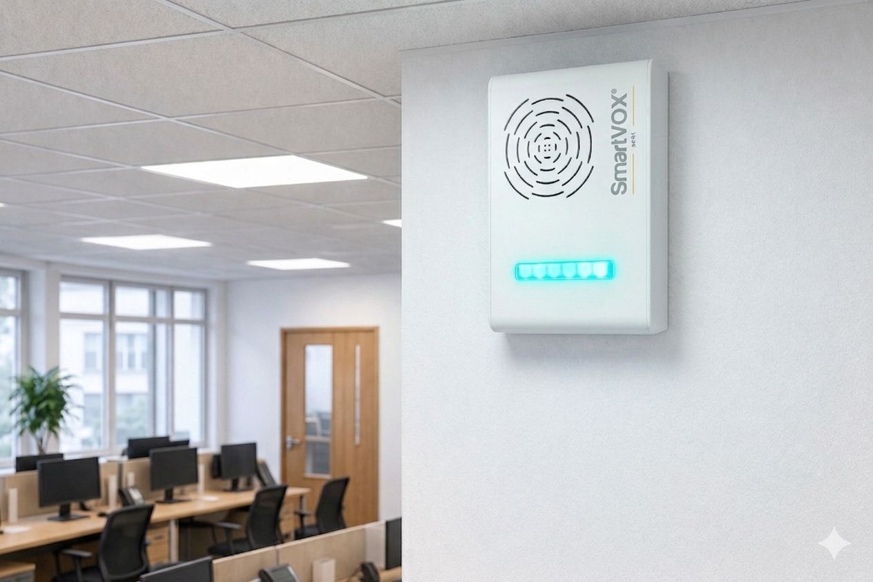 Avertisseur Vocal Radio et feu LED RGB SmartVOX® dédié espaces intérieurs 122 dB(A) SVI230 : la solution innovante pour alerter et communiquer en inté_2