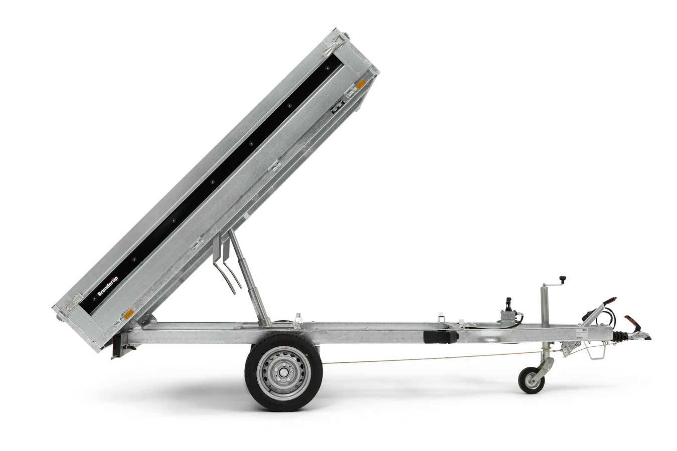 312795 - Bâche, filet et capot pour remorque Brenderup sp. Z o.O. - PTC 1300 kg - Benne basculante robuste avec plancher acier renforcé_2