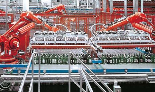 Palettiseur RoboKombi - hauteur maxi 2700 mm pour caisses, fardeaux et bouteilles pleines - PALROBOKOMBI SIDEL_3