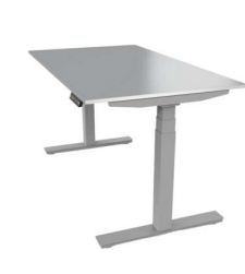 Bureau assis-debout électrique, idéal pour les manutentions à la bonne hauteur - YOURDESK INOX_2