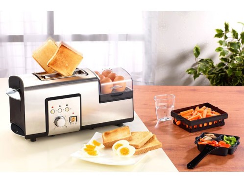 Grille-pain multifonction avec cuiseur à ?Ufs - rosenstein & söhne_2
