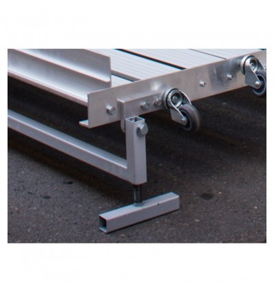 Plateforme pliante amovible en aluminium MEDLIS - 100x100cm - Surface antidérapante - Capacité 300 kg_2