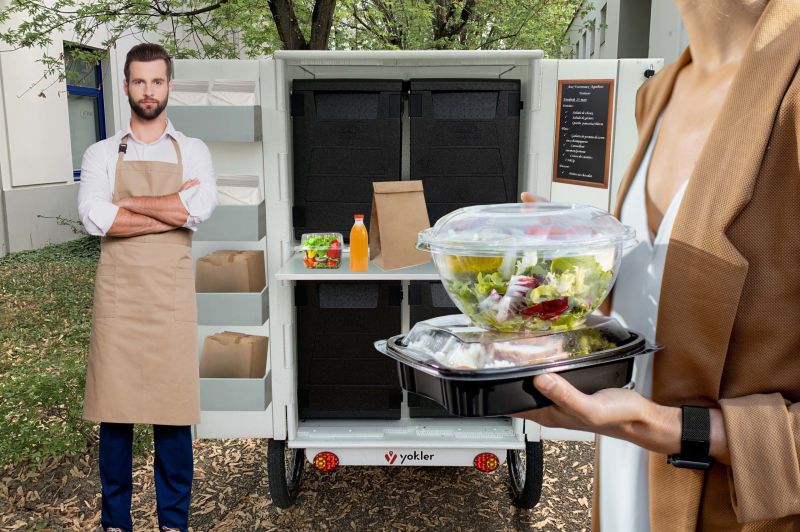 Vélo triporteur Cyclopolitain - 4 boxs isothermes 86L - pack aménagement street picking_2