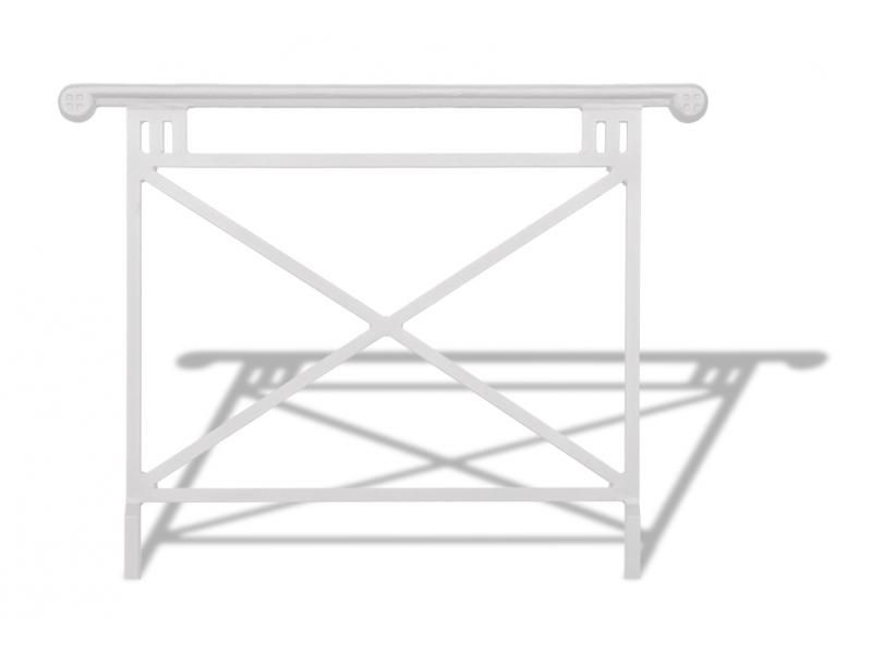 Bar3100a - Barrières urbaines en acier avec montants et croisillon carré 25x25mm - Urban'nt_2