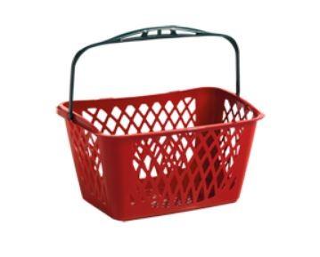 Panier magasin 33 litres Tyko - anse ergonomique - plastique recyclé et recyclable_2