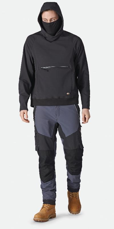 Sweat-shirt PROTECT à capuche homme (TW702) - Réf: DK0A4XTR - Dickies - Polaire WeatherWeave - Taille XL et XXL - Couleur Black_2