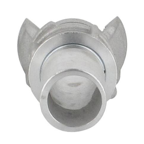 Demi-raccord symétrique avec verrou - DN 20 mm - Embout annelé Ø 25 mm - Alu_2