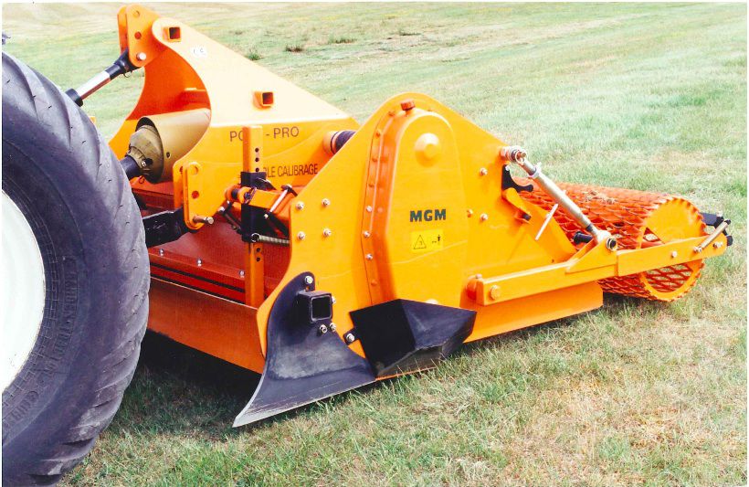 Enfouisseur de pierres SUPER-PRO & POLY-PRO - préparateurs de sol robustes pour espaces verts, profondeur de travail 15 à 27 cm_2