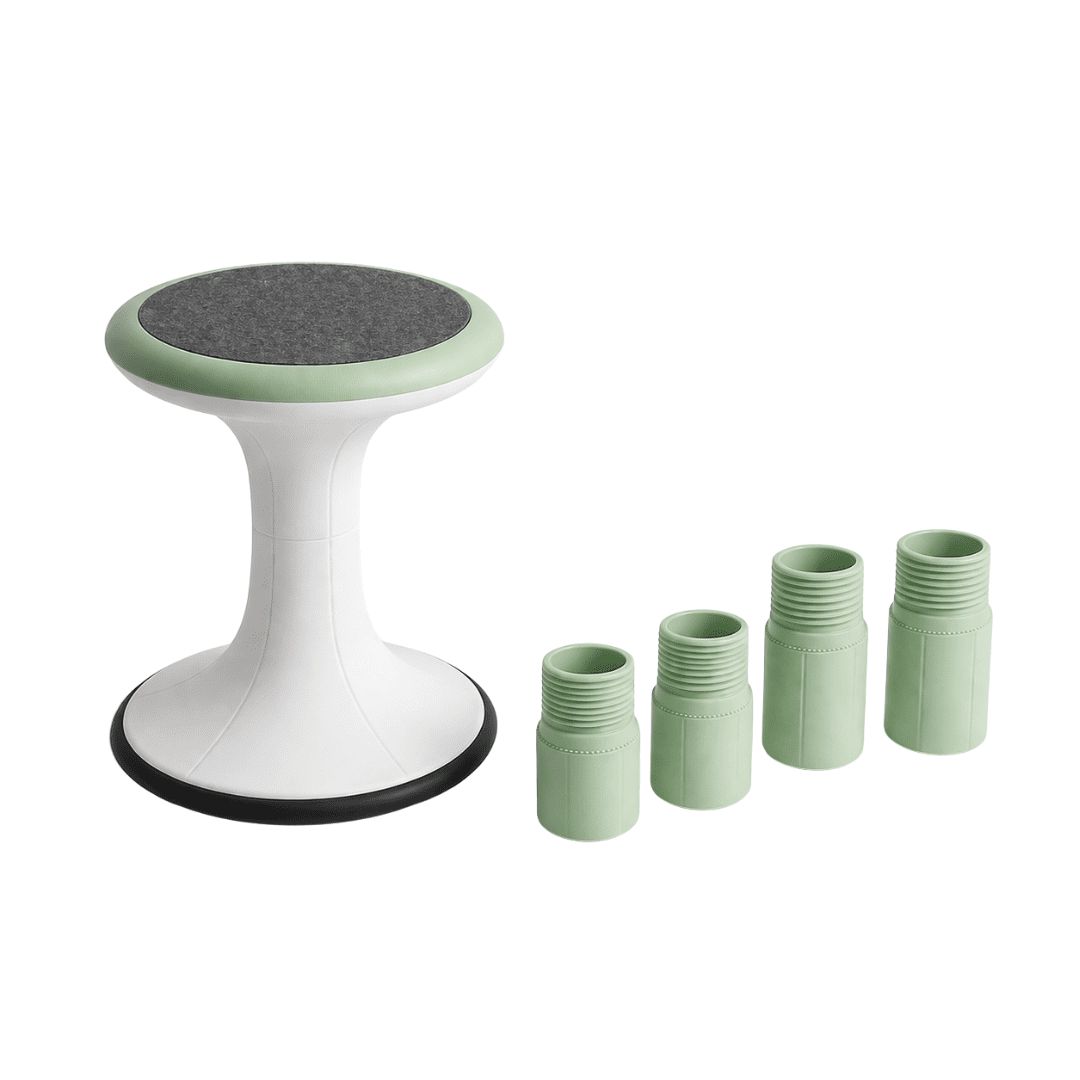 Tabouret dynamique scolaire réglable en hauteur MOBI-TWIST - Assise active T2 à T7_2