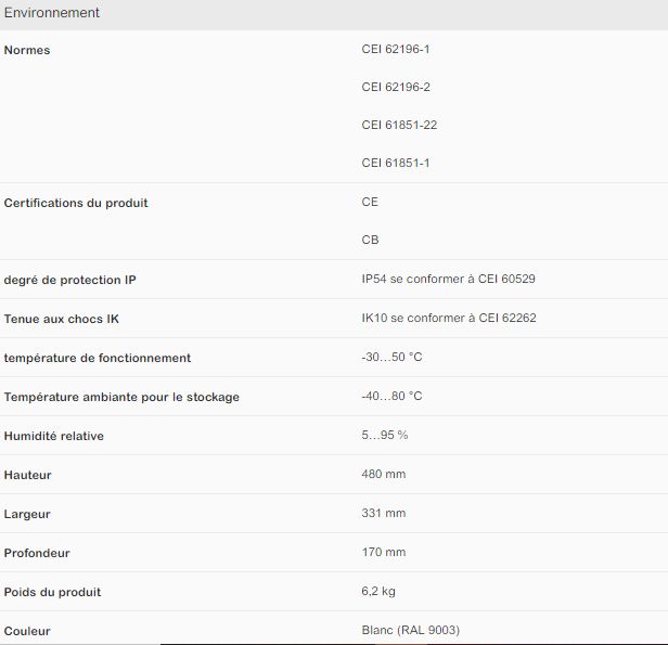 Evb1a22p4ri Evlink Smart Wallbox - borne de recharge électrique Schneider - 1 prise T2S RFID - paramétrable 3/22 kW_2