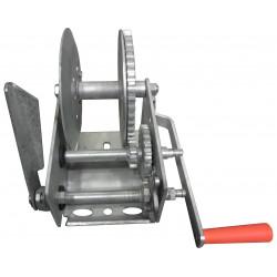Treuil manuel avec ralentisseur de frein-remorques - 1130 kg / 2500 Lbs - sans sangle, pour bateaux et équipements_2