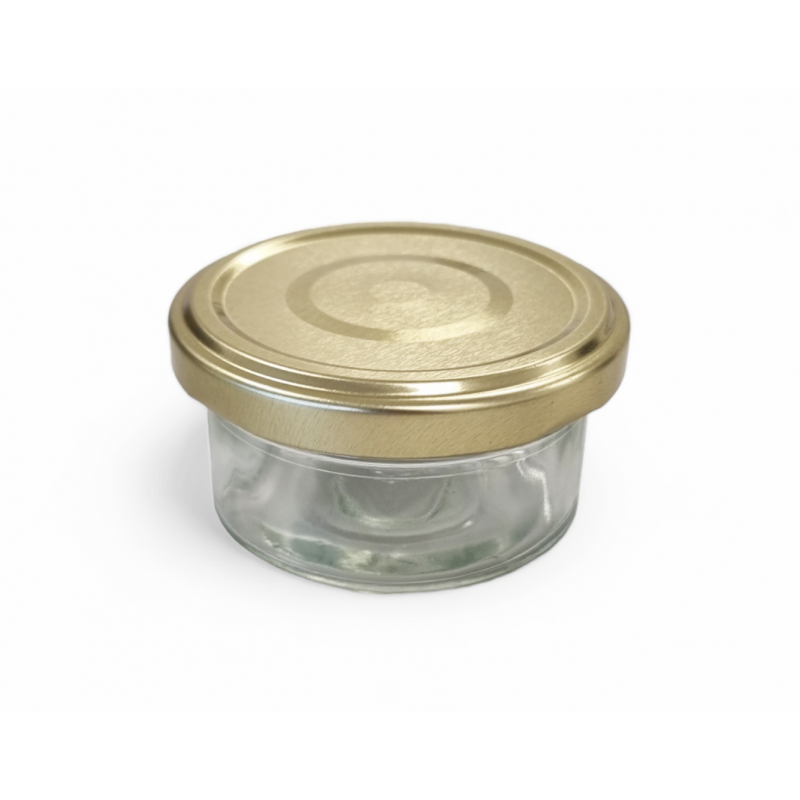 Lot de 12 bocaux en verre PAPALINA 70 ml - TO 66 - capsule non comprise - WJ000008_2