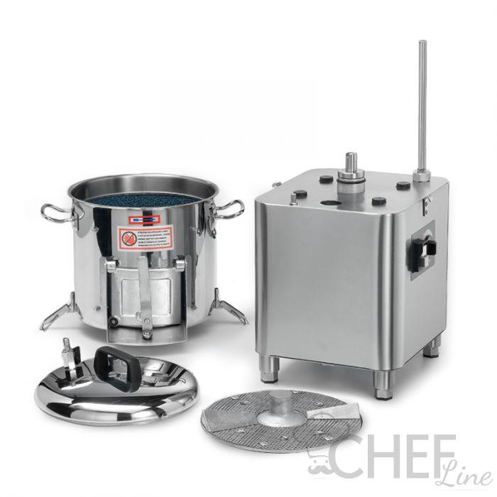 Éplucheuse professionnelle Chefook PPR 6 E MN - 6 kg / 10 L - Acier inoxydable AISI 304 - 320 tours/minute_2