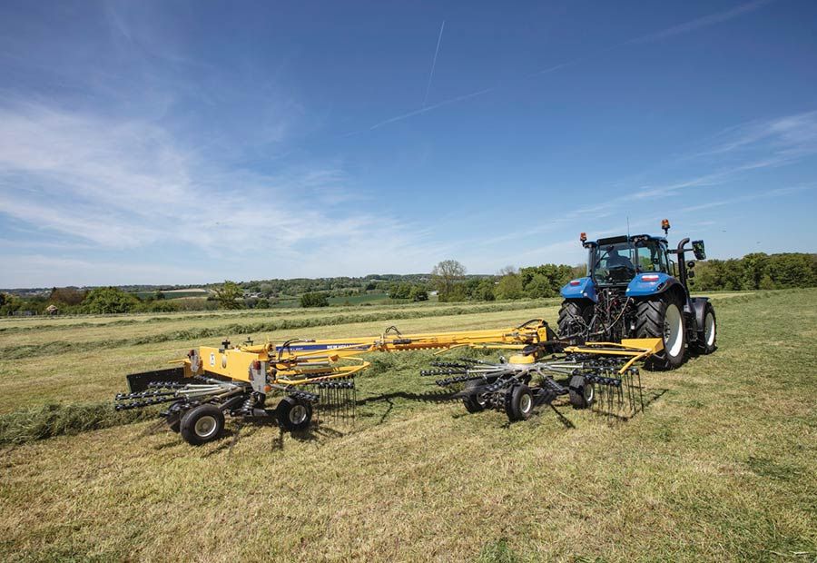ProRotor L640T - Andaineur double rotor à dépose latérale - New Holland - 6,30 m avec réglage hydraulique et fonction Auto-Steer_2