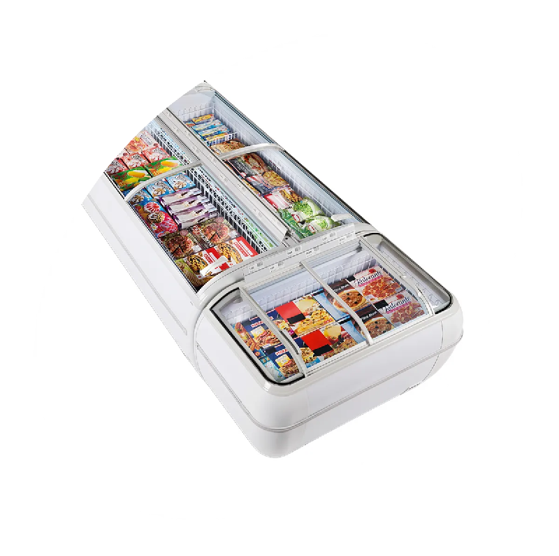 Congélateur de supermarché twin head-cf TEFCOLD_2